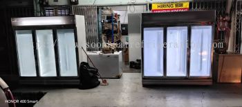 Second Hand 3 Doors Chiller And 4 Doors S/steel Chiller Freezer