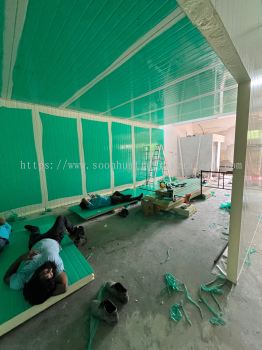 Job Second Day In Progress Almost Complete 