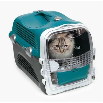 Pet Carrier Cat Red/Turquoise