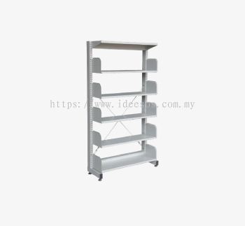 iS315W | Steel Library Rack - Single Sided without Side Panel (5 Level)