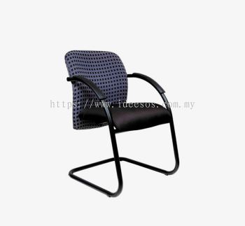 iSP 513E (VA) | Executive Office Chair | Executive Visitor Chair c/w Epoxy Black Cantilever Base