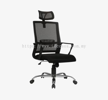 iNT 660C (H) | High Back Mesh Chair c/w Chrome Base