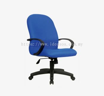 iW 141 (M) | Ergonomic Medium Back Chair c/w Polypropylene Base