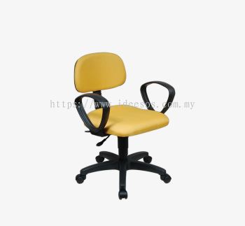 iBS 160 (A) | Typist Chair c/w Polypropylene Base (with Armrest)