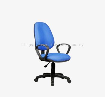 iBS 200 (A) | Typist Chair c/w Polypropylene Base (with Armrest)