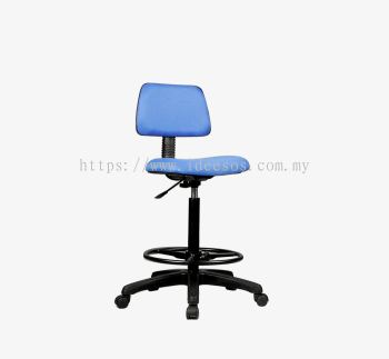 iBS-DRAF 130ER | Drafting Chair c/w Polypropylene Base with Epoxy Black Footring (without Armrest)