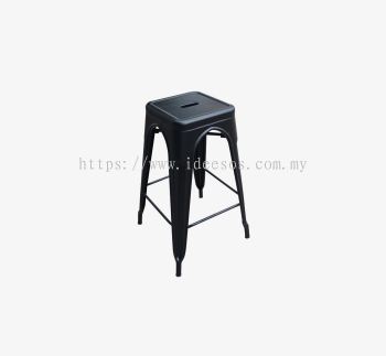 iKT-SI31(BLK) | Metal High Bar Stool