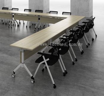 iTRN Series | Training Desk | Training Table | Foldable Table (with castor)