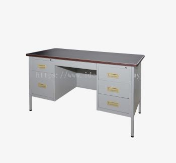 iS103/LT or iS103/MT | 5' Double Pedestal Steel Desk