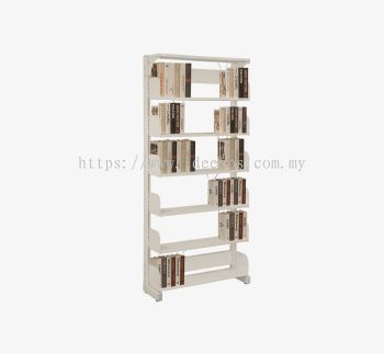 iA-LSO78-6L | Steel Library Rack - Single Sided without Side Panel (6 Level)