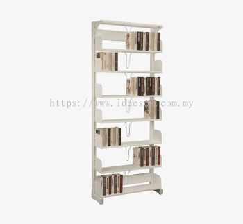 iA-LSO90-7L | Steel Library Rack - Single Sided without Side Panel (7 Level)