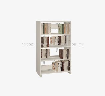 iA-LDC60-4L | Steel Library Rack - Double Sided with Side Panel (4 Level)