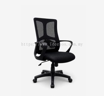 iBEU 301P (M) | Executive Mesh Office Chair | Ergonomic Medium Back Mesh Chair c/w Polypropylene Base