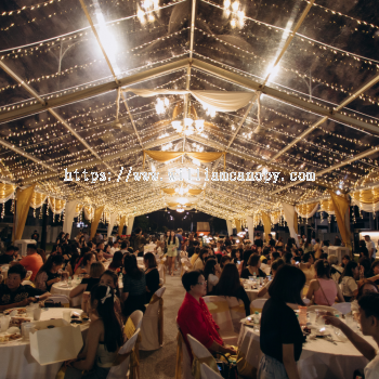 Transparent Marquee Tent for Annual Dinner