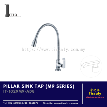 ITTO PILLAR SINK TAP IT-1029M9-AD8 (M9 SERIES) - Premium Brass Pillar Sink Tap with Modern Finish