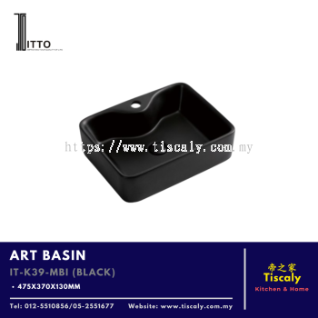 ITTO ART BASIN IT-K39-MBI (BLACK)