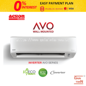 Acson 1.5hp Inverter Wall Mounted R32 Inverter Avo Series A3WMY15S/A3LCY15F