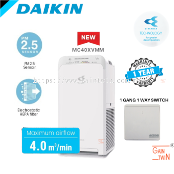 Daikin Air Purifier Model: MC40XVMM