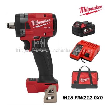 M18 FUEL IMPACT WRENCH MAX TORQUE 339Nm - (M18 FIW212-501X)