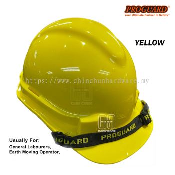 PROGUARD SAFETY HELMET YELLOW (SIRIM)