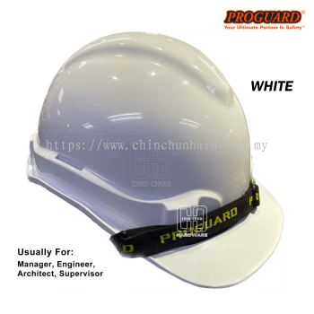 PROGUARD SAFETY HELMET WHITE (SIRIM)