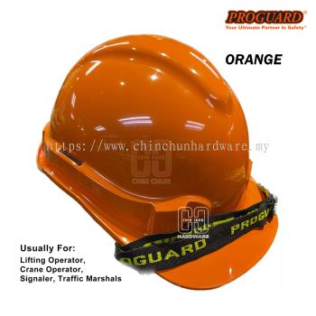 PROGUARD SAFETY HELMET ORANGE (SIRIM)