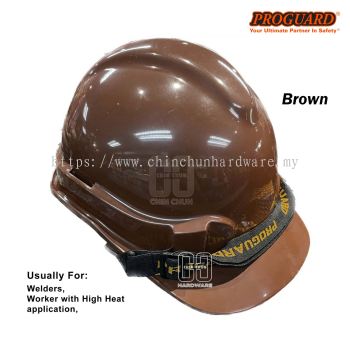 PROGUARD SAFETY HELMET BROWN (SIRIM)