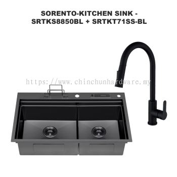 SORENTO KITCHEN SINK SRTKS8850-BL-2