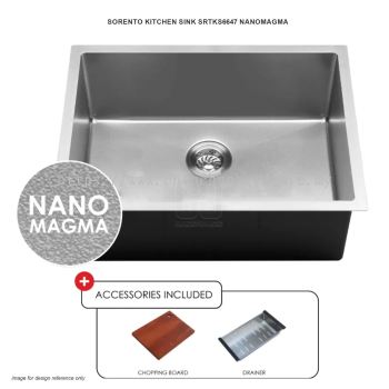 SORENTO KITCHEN SINK SRTKS6647 NANOMAGMA