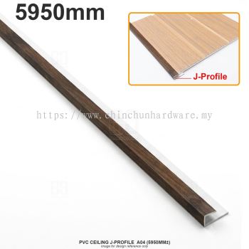 PVC CEILING J-PROFILE A04 (5950MM卤)