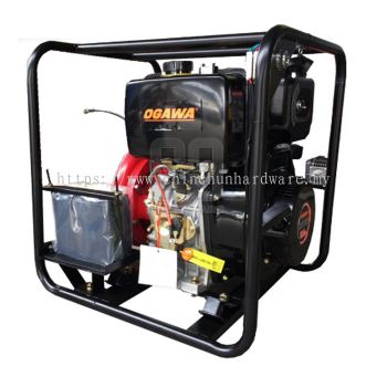 OGAWA HIGH PRESSURE WATER PUMP DIESEL ENGINE TYPE KEY START 3" (CE80/DB)