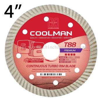 COOLMAN T88 CONTINUOS TURBO BLADE 4"