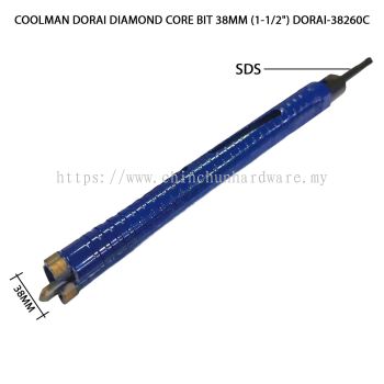 COOLMAN DORAI DIAMOND CORE BIT 38MM (1-1/2") DORAI-38260C