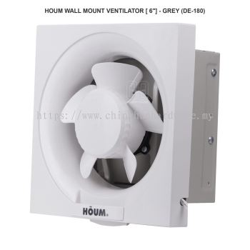 HOUM WALL MOUNT VENTILATOR 6" GREY (DE-180)
