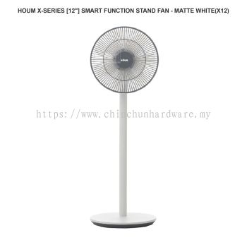 HOUM X-SERIES [12"] SMART FUNCTION STAND FAN MATTE WHITE (X12)