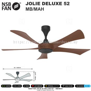 NSB FAN JOLIE DELUXE 52" MB/MAH