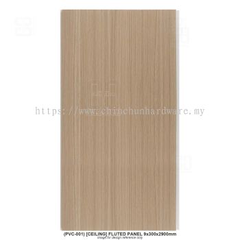 (PVC-001) CEILING FLUTED PANEL 9x300x5900mm