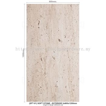(SFT-01) SOFT STONE EXTERIOR 3x600x1200mm