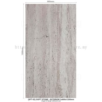 (SFT-02) SOFT STONE EXTERIOR 3x600x1200mm