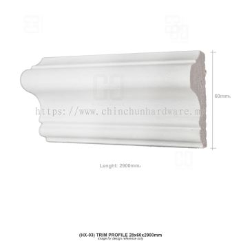(HX-03) TRIM PROFILE 28x60x2900mm