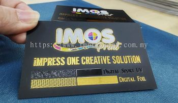 3D Hot Stamping Business Card