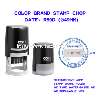 Colop Stamp Chop Date - R50D
