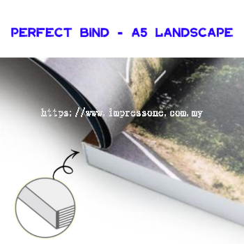 Perfect Bind Booklet (A5 Landscape)