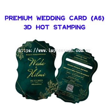 Hot Stamping Wedding Card A6
