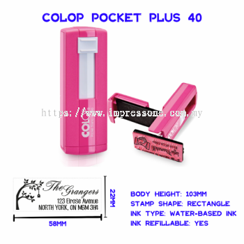 Colop Pocket Plus 40
