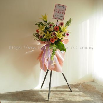 Grand Opening Fresh Flower Elegant Modern Tripod