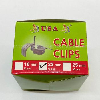 USA CABLE CLIP 22mm