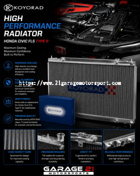 Honda civic FL5 TYPE R - Koyorad Radiator