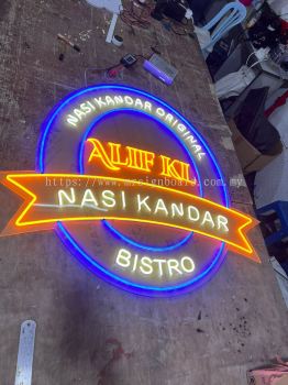 Neon Sign for Restaurant and Bistro Nasi Kandar Alif KL