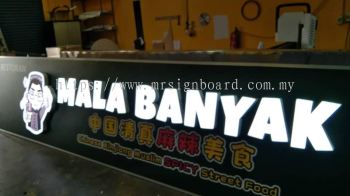 LED Frontlit Signage for Restaurant Mala Banyak 